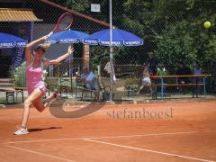 Tennis - Nordbräu Cup - Finale  - Frauen - 2026 - Nordbräu Cup 2026 - Finale - Frauen - Graber Nadine - TC Aschheim in Pink - Grigorieva Darja - TK Bietigheim in dunkler Hose - Foto: Meyer Jürgen