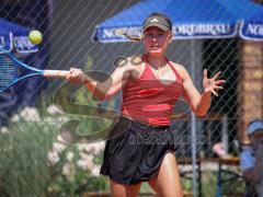 Tennis - Nordbräu Cup - Finale  - Frauen - 2026 - Nordbräu Cup 2026 - Finale - Frauen - Graber Nadine - TC Aschheim in Pink - Grigorieva Darja - TK Bietigheim in dunkler Hose - Foto: Meyer Jürgen