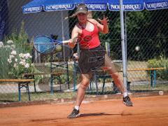Tennis - Nordbräu Cup - Finale  - Frauen - 2026 - Nordbräu Cup 2026 - Finale - Frauen - Graber Nadine - TC Aschheim in Pink - Grigorieva Darja - TK Bietigheim in dunkler Hose - Foto: Meyer Jürgen