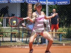Tennis - Nordbräu Cup - Finale  - Frauen - 2026 - Nordbräu Cup 2026 - Finale - Frauen - Graber Nadine - TC Aschheim in Pink - Grigorieva Darja - TK Bietigheim in dunkler Hose - Foto: Meyer Jürgen