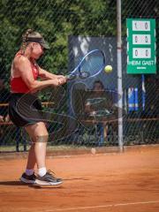 Tennis - Nordbräu Cup - Finale  - Frauen - 2026 - Nordbräu Cup 2026 - Finale - Frauen - Graber Nadine - TC Aschheim in Pink - Grigorieva Darja - TK Bietigheim in dunkler Hose - Foto: Meyer Jürgen