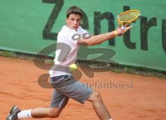 Tennis Jugend Stadtmeisterschaft Ingolstadt - Sieger im Einzel Martin Lenger (STC) gegen Rafael Götz vom DRC