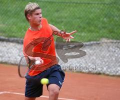 Tennis Jugend Stadtmeisterschaft Ingolstadt - Einzel - Rafael Götz vom DRC verlor gegen Martin Lenger vom STC