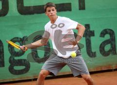 Tennis Jugend Stadtmeisterschaft Ingolstadt - Sieger im Einzel Martin Lenger (STC) gegen Rafael Götz vom DRC