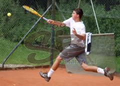 Tennis Jugend Stadtmeisterschaft Ingolstadt - Sieger im Einzel Martin Lenger (STC) gegen Rafael Götz vom DRC