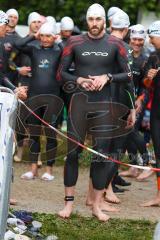 Triathlon Ingolstadt 2022 - Olympische Distanz  - Sebastian Mahr vor dem Start - Foto: Jürgen Meyer