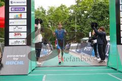 Triathlon Ingolstadt 2022 - 3. Sieger Mitteldistanz - Ott Thomas - Team Erdinger Alkoholfrei / ESV Gemünden mit einer Zeit von 3:32:27 - Foto: Jürgen Meyer