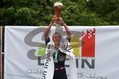 Triathlon Ingolstadt 2022 - Mitteldistanz Frauen - CHACON Laura - Eintracht Frankfurt mit einer Zeit von 4:08:02 - Foto: Jürgen Meyer