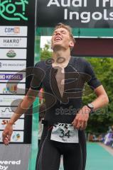 Triathlon Ingolstadt 2022 - 2. Sieger Große-Freese Finn - SV Bayreuth - Mitteldistanz mit einer Zeit von 3:31:57 - Foto: Jürgen Meyer