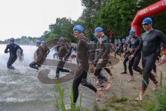 Triathlon Ingolstadt 2022 - Olympische Distanz Start - Foto: Jürgen Meyer