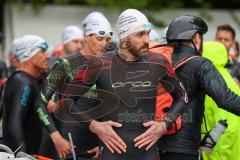 Triathlon Ingolstadt 2022 - Olympische Distanz  - Sebastian Mahr vor dem Start - Foto: Jürgen Meyer