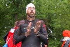 Triathlon Ingolstadt 2022 - Olympische Distanz  - Sebastian Mahr vor dem Start - Foto: Jürgen Meyer