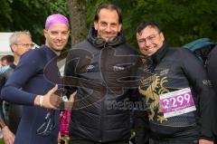 Triathlon Ingolstadt 2022 - links Christoph Kappel Co-Trainer Analyse  FCI - mitte Cheftrainer FCI Rüdiger Rehm rechts Alexander Kamann - Foto: Jürgen Meyer