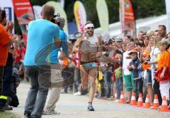 Triathlon Ingolstadt 2010 - Sieger Faris Al-Sultan bei der 2.Runde am Baggersee