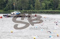 Triathlon Ingolstadt 2012 - Schwimmen um die Boje mit dem Audi A1