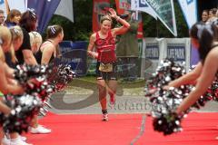 Triathlon Ingolstadt 2012 - Siegerin Mitteldistanz Frauen Rebekka Eßmüller