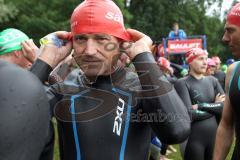 Triathlon Ingolstadt 2012 - vor dem Start Olympische Disziplin