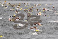 Triathlon Ingolstadt 2012 - Start Schwimmen