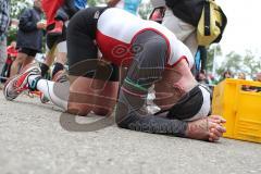 Triathlon Ingolstadt 2012 - Erschöpfung