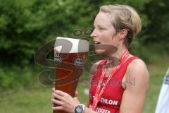 Triathlon Ingolstadt 2012 - Siegerin Mitteldistanz Frauen Rebekka Eßmüller