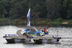 Triathlon Ingolstadt 2012 - Audi A1 auf der Boje