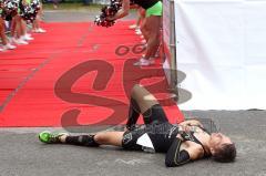 Triathlon Ingolstadt 2012 - Emotionen Erschöpfung