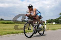Triathlon Ingolstadt 2014 - Baggersee - Impressionen Fahrradstrecke