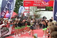 Triathlon Ingolstadt 2014 - Baggersee - Zieleinlauf Triathlon Impressionen