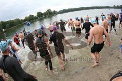 Triathlon Ingolstadt 2014 - Baggersee - Start Shortdistanz