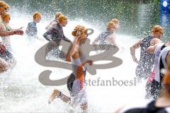 Triathlon Ingolstadt 2014 - Baggersee - Start Shortdistanz