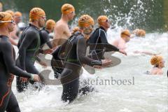 Triathlon Ingolstadt 2014 - Baggersee - Start Shortdistanz