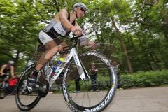 Triathlon Ingolstadt 2014 - Baggersee - Von der Wechselzone zur Radstrecke, Impressionen