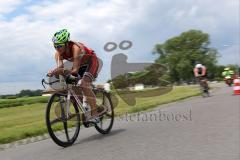 Triathlon Ingolstadt 2014 - Baggersee - Impressionen Fahrradstrecke