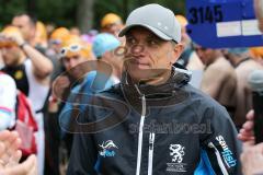 Triathlon Ingolstadt 2014 - Baggersee - Organisator Gerhard Budy