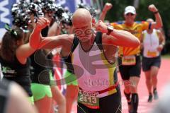 Triathlon Ingolstadt 2014 - Baggersee - Zieleinlauf Triathlon Impressionen