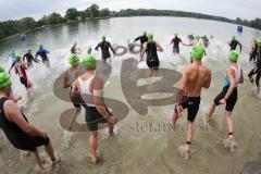 Triathlon Ingolstadt 2014 - Baggersee - Start Shortdistanz