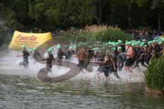 Triathlon Ingolstadt 2016 - Baggersee Ingolstadt  - Start der olympischen Distanz - Foto: Jürgen Meyer