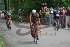 Triathlon Ingolstadt 2016 - Baggersee Ingolstadt - Olympische Distanz, Radfahren