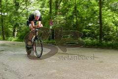 Triathlon Ingolstadt 2016 - Baggersee Ingolstadt - Olympische Distanz, Radfahren, Zweiter Per Bittner