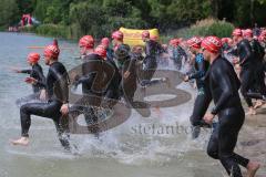 Triathlon Ingolstadt 2016 - Baggersee Ingolstadt - Start Olympische Distanz