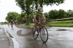 Triathlon Ingolstadt 2016 - Baggersee Ingolstadt - Olympische Distanz Regen Fahrradfahren