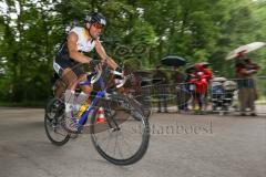 Triathlon Ingolstadt 2016 - Baggersee Ingolstadt - Olympische Distanz, Radfahren, Szene, Speed