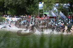 Triathlon Ingolstadt 2016 - Baggersee Ingolstadt  - Start der olympischen Distanz - Foto: Jürgen Meyer