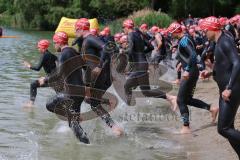 Triathlon Ingolstadt 2016 - Baggersee Ingolstadt - Start Olympische Distanz