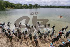 Triathlon Ingolstadt 2016 - Baggersee Ingolstadt - Start Olympische Distanz