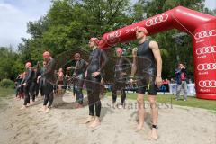 Triathlon Ingolstadt 2016 - Baggersee Ingolstadt - Start Olympische Distanz