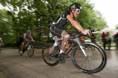 Triathlon Ingolstadt 2016 - Baggersee Ingolstadt - Olympische Distanz, Radfahren, Szene, Speed
