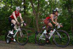 Triathlon Ingolstadt 2016 - Baggersee Ingolstadt  - Radfahrer auf der Strecke - Foto: Jürgen Meyer