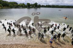 Triathlon Ingolstadt 2016 - Baggersee Ingolstadt - Start Olympische Distanz