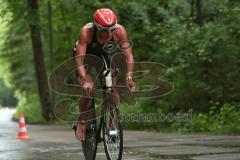 Triathlon Ingolstadt 2016 - Baggersee Ingolstadt - Olympische Distanz, Radfahren, Szene, Speed, Ralf Schmiedeke Ingolstat